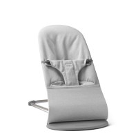 Little Pea BabyBjorn Bouncer Bliss-light-gray-woven melange